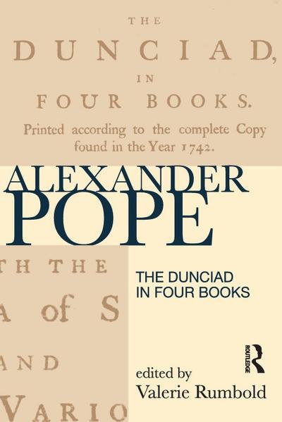 The Dunciad in Four Books