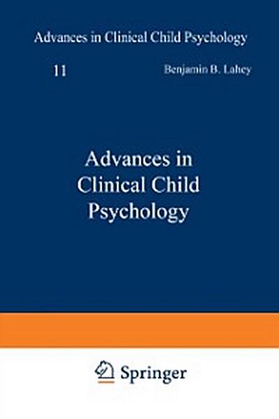 Advances in Clinical Child Psychology