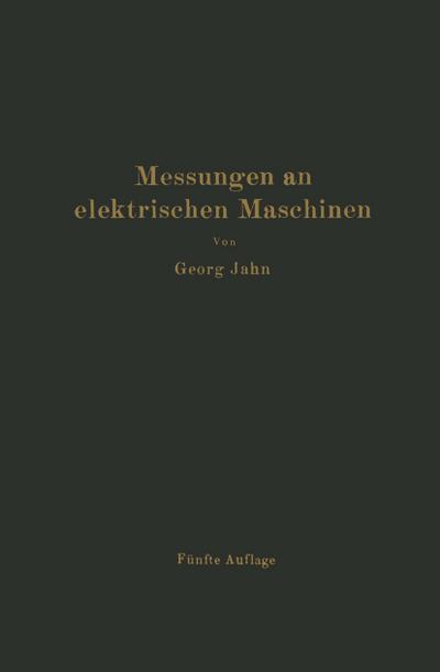 Messungen an elektrischen Maschinen