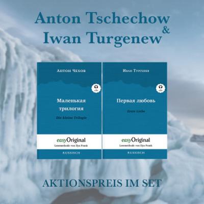 Anton Tschechow & Iwan Turgenew Hardcover (Bücher + Audio-Online) - Lesemethode von Ilya Frank, m. 2 Audio, m. 2 Audio, 2 Teile