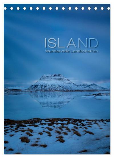 Island - Wundervolle Landschaften (Tischkalender 2025 DIN A5 hoch), CALVENDO Monatskalender