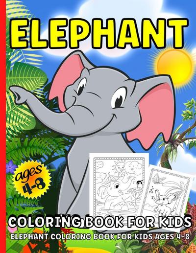 Elephant Coloring Book