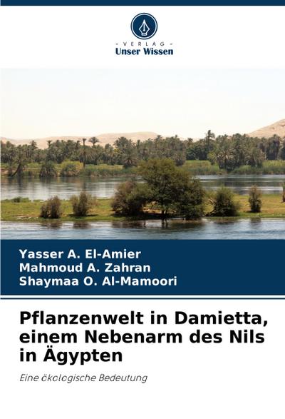 Pflanzenwelt in Damietta, einem Nebenarm des Nils in Ägypten