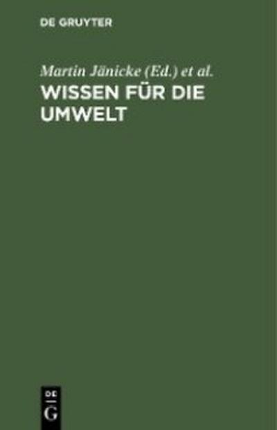Wissen für die Umwelt