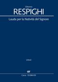 Lauda per la Natività del Signore (Klavierauszug)
