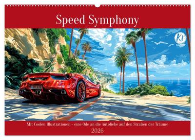Speed Symphony (Wandkalender 2026 DIN A2 quer), CALVENDO Monatskalender