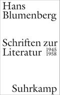 Schriften zur Literatur 1945-1958
