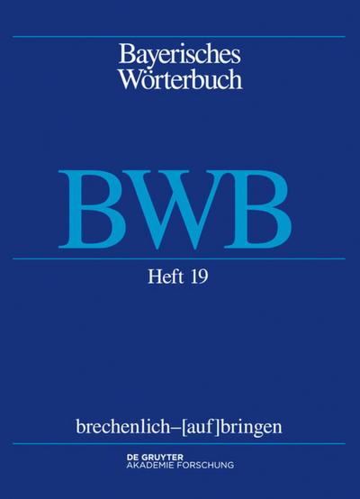 brechenlich - [auf]bringen