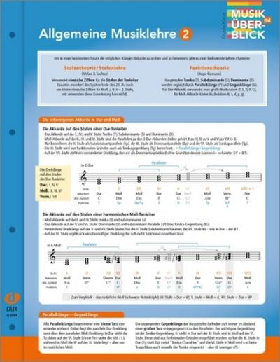 Allgemeine Musiklehre 2. Tl.2