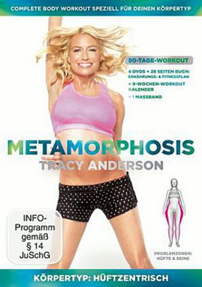 Metamorphosis Körpertyp: Hüftzentrisch, 4 DVDs
