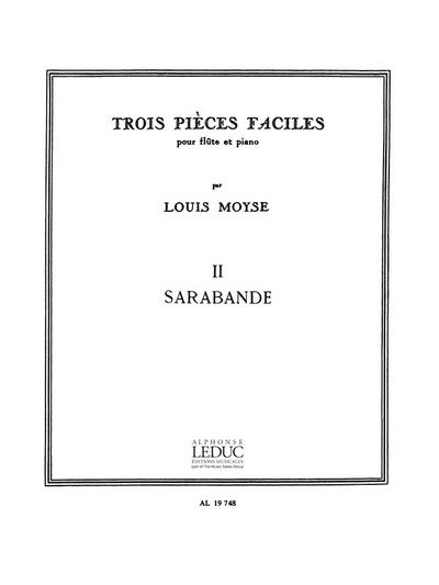 Sarabandepour flûte et piano