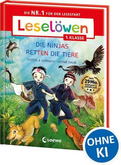 Die Ninjas retten die Tiere - Großbuchstabenausgabe