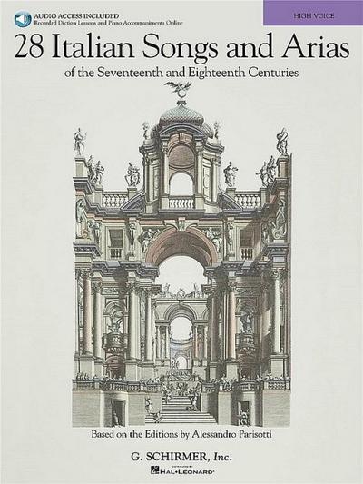 28 Italian Songs And Arias Of The 17th And 18th Centuries - High Voice (Book/2CDs): Sammelband, CD (2) für Hohe Singstimme, Klavier: Of the 17th & 18th Centuries (High Voice Book CD) - Hal Leonard Corp