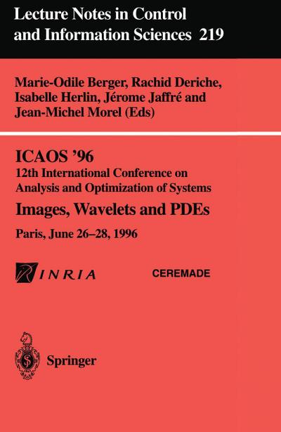 ICAOS ’96 12th International Conference on Analysis and Optimization of Systems