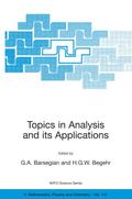 Topics in Analysis and its Applications
