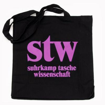Tasche ’suhrkamp tasche wissenschaft’ schwarz/pink