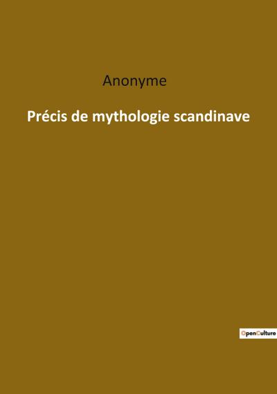 Précis de mythologie scandinave