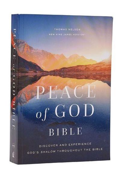 Peace of God Bible: Discover and Experience God’s Shalom Throughout the Bible (Nkjv, Softcover, Red Letter, Comfort Print)