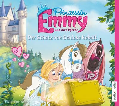 Prinzessin Emmy und ihre Pferde - Der Schatz von Schloss Kobalt, 2 Audio-CDs