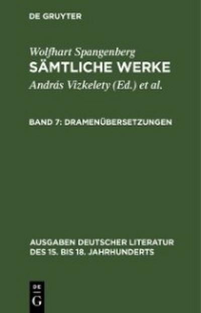 Dramenübersetzungen
