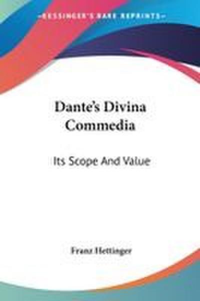 Dante’s Divina Commedia