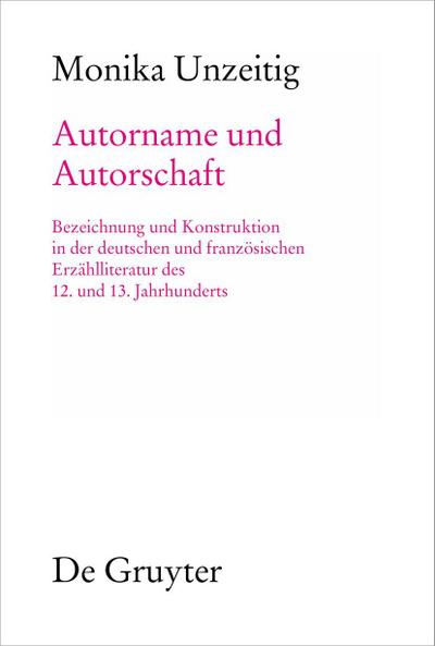 Autorname und Autorschaft