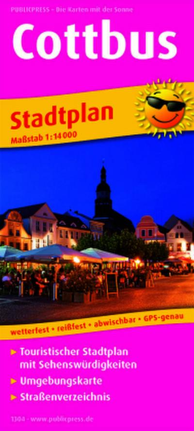 Publicpress Stadtplan Cottbus 1:14.000
