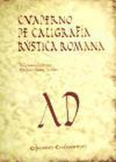 Cuaderno de caligrafía (rústica romana)