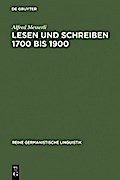 Lesen und Schreiben 1700 bis 1900
