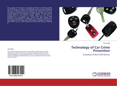 Technology of Car Crime Prevention