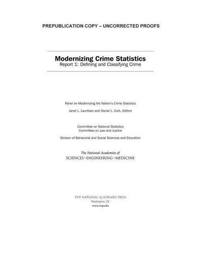 Modernizing Crime Statistics