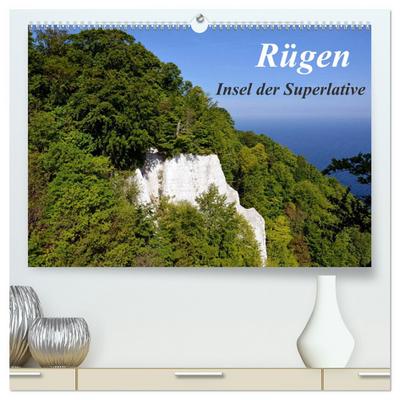 Rügen ¿ Insel der Superlative (hochwertiger Premium Wandkalender 2024 DIN A2 quer), Kunstdruck in Hochglanz