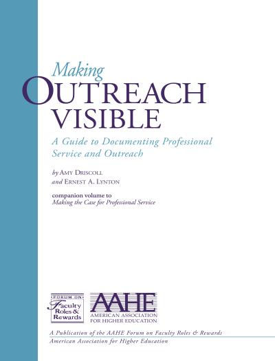 Making Outreach Visible
