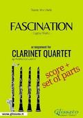 Clarinet Quartet "Fascination" set of parts