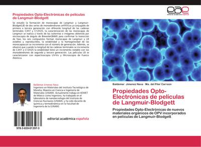 Propiedades Opto-Electrónicas de películas de Langmuir-Blodgett