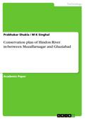 Conservation plan of Hindon River in-between Muzaffarnagar and Ghaziabad