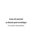 Liens de parente en Russie post-sovietique