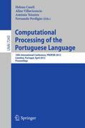Computational Processing of the Portuguese Languag