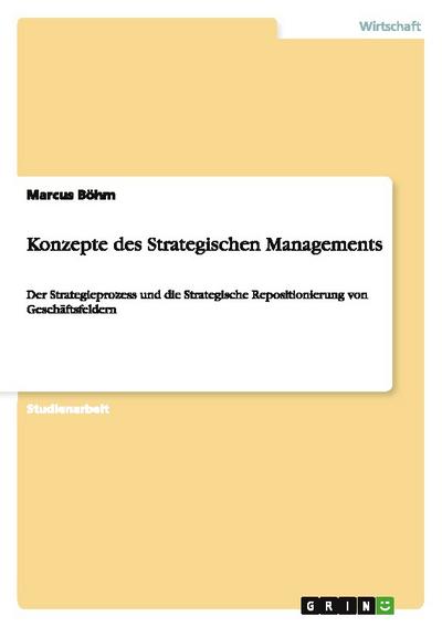 Konzepte des Strategischen Managements