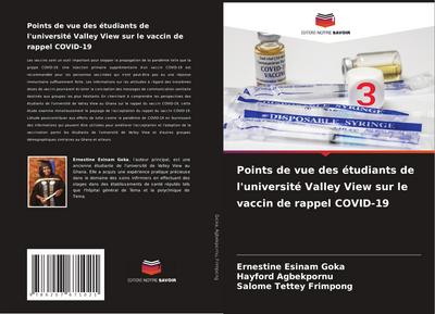 Points de vue des étudiants de l’université Valley View sur le vaccin de rappel COVID-19