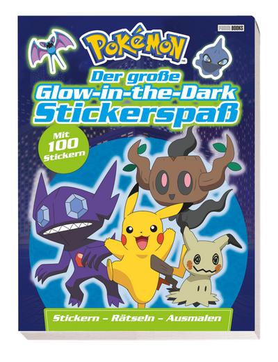 Pokémon: Der große Glow-in-the-Dark Stickerspaß: Stickern - Rätseln - Ausmalen