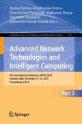 Advanced Network Technologies and Intelligent Comp