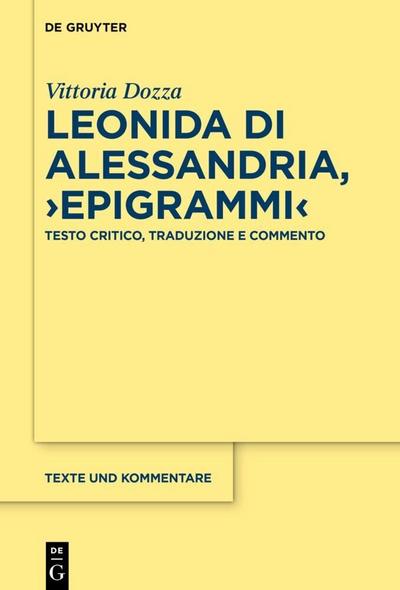 Leonida di Alessandria, ’Epigrammi’