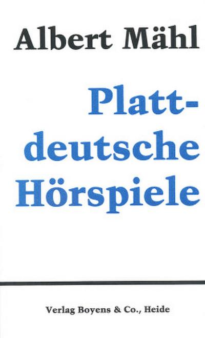 Gesammelte Werke in Einzelausgaben / Plattdeutsche Hörspiele