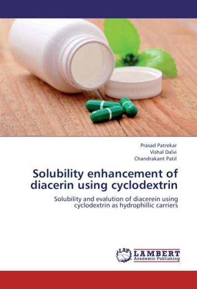 Solubility enhancement of diacerin using cyclodextrin