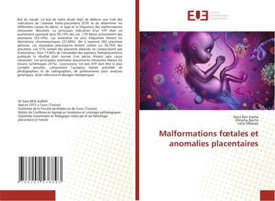 Malformations f¿tales et anomalies placentaires