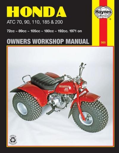 Honda ATC70, 90, 110, 185 & 200 (71 - 85) Haynes Repair Manual - Haynes Publishing