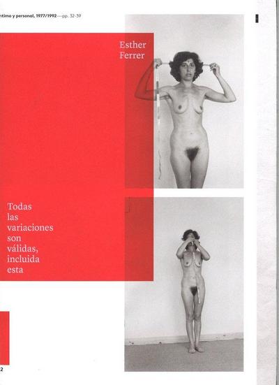 Esther Ferrer, Todas las variaciones son válidas, incluida esta