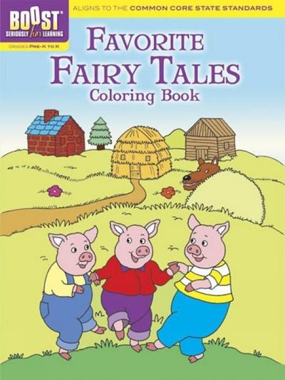 Favorite Fairy Tales Coloring Book