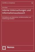 Interne Untersuchungen und Informationsaustausch